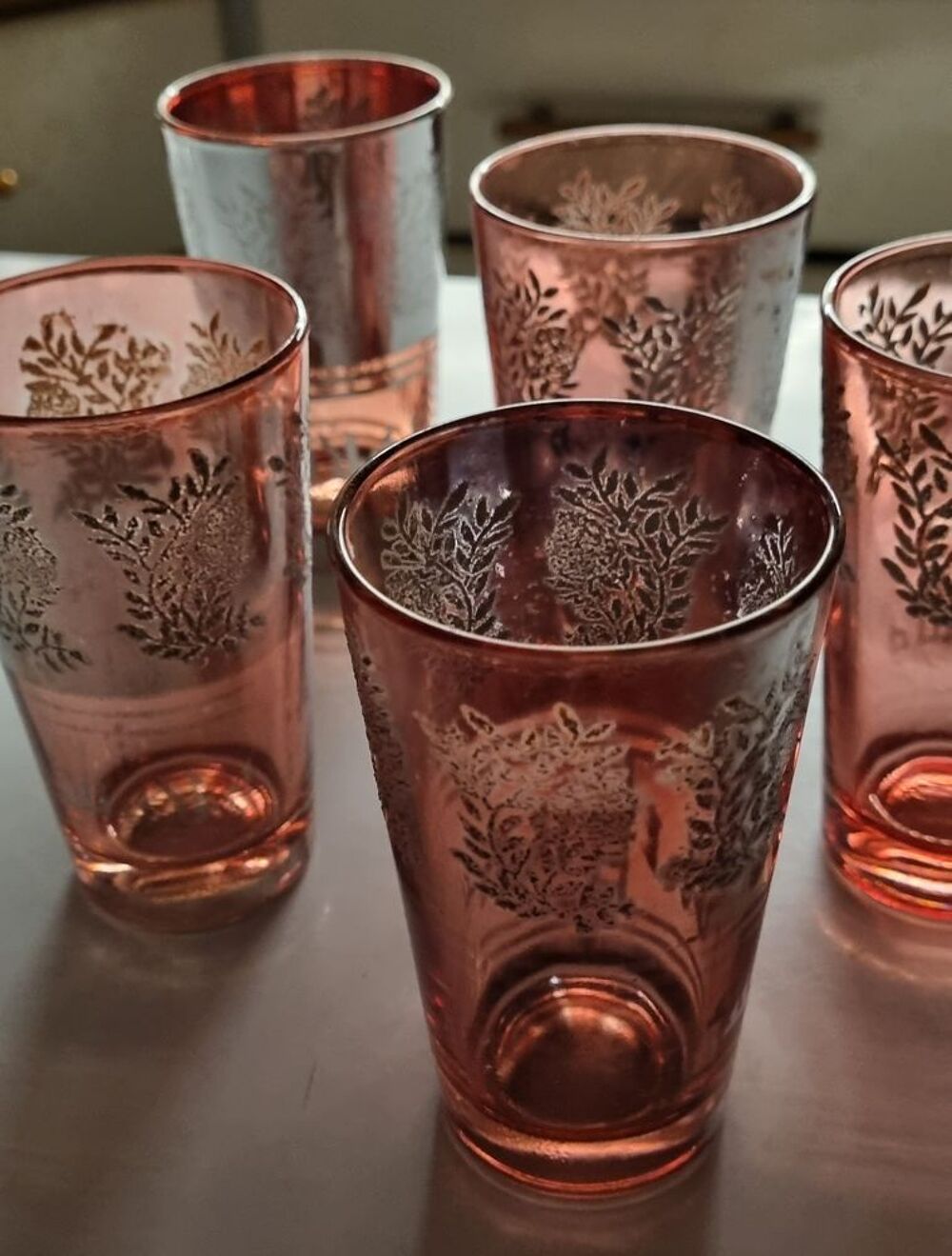Verres &agrave; th&eacute; style oriental Cuisine