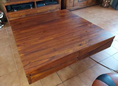 table basse 110x110 cm en palissandre 200 Longperrier (77)