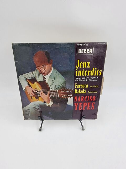 Vinyle 45 tours Narciso Yepes : Jeux Interdits  2 Vulbens (74)