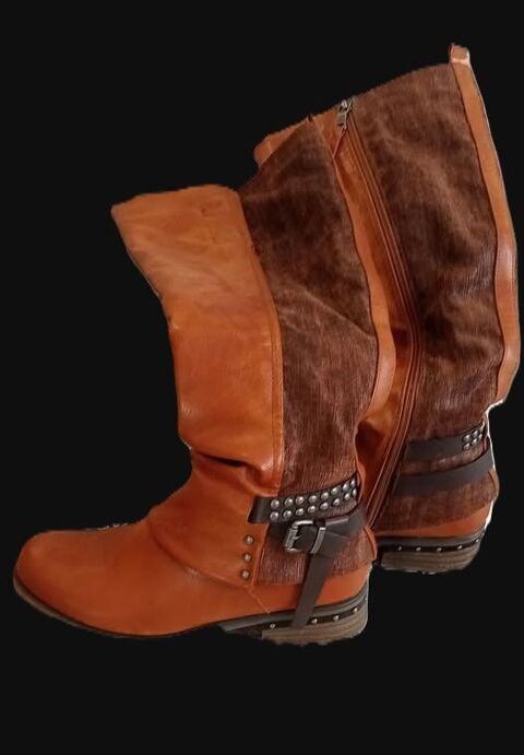 Bottes textile et imitation cuir. 15 Violaines (62)