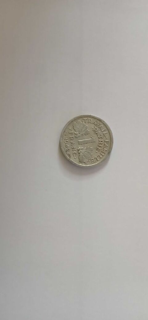 Piece 1 franc Etat français très bon état 70 Callac (22)