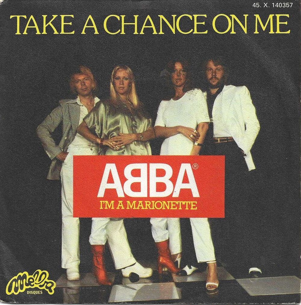 Abba "Take A Chance On me/I'm Marionette" CD et vinyles