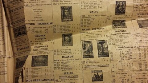 L'�cho de la tmbrologie 1943 , philat�lie 1 Saumur (49)