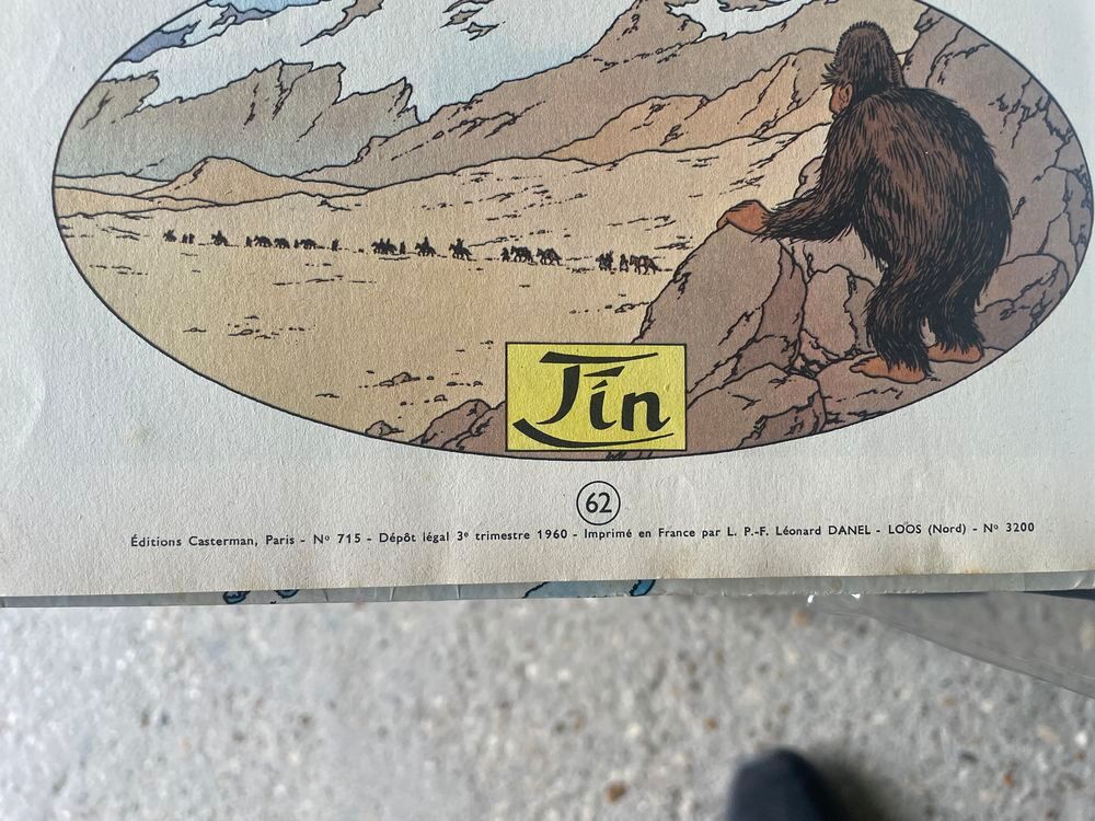 BD les aventures de Tintin Tome20 TINTIN AU TIBET B201960 Livres et BD