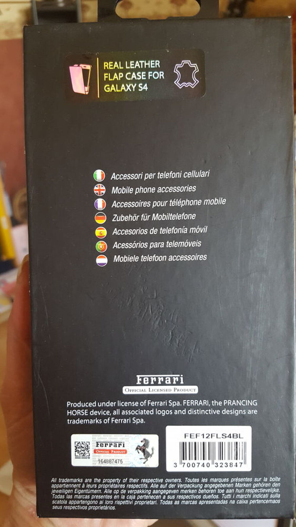 Housse Ferrari originale pour Samsung S4 Téléphones et tablettes