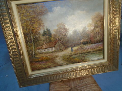 tableau theme ferme signe ,mogisse 1933 Saint-Raphaël (83)
