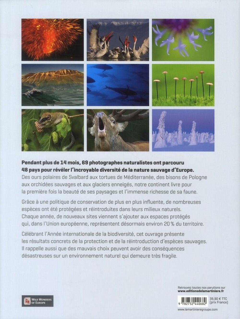 Wild ; nature sauvage d'Europe Livres et BD