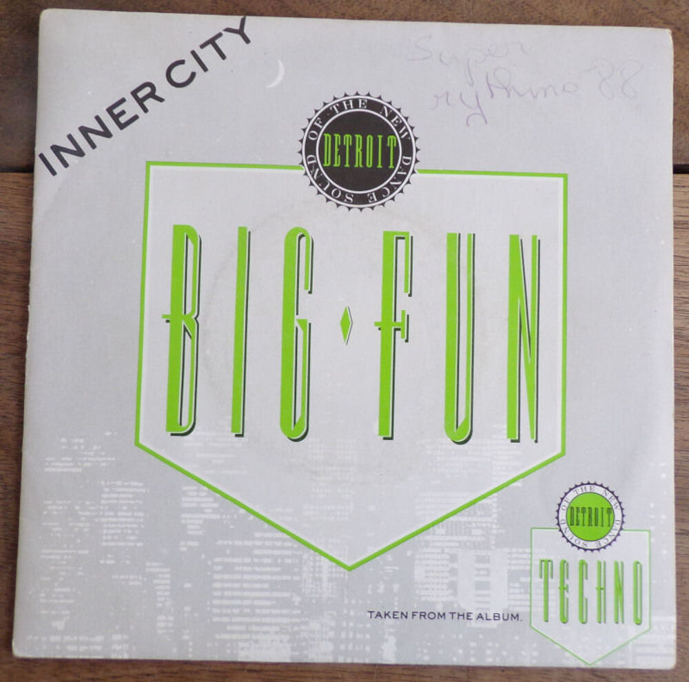 Big fun Innercity 1988 Detroit techno 90468 CD et vinyles
