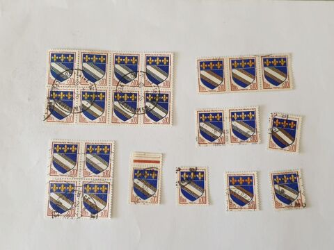 Timbre france Armoiries Troyes 1962- lot 0.66 euro ou 0.03 e 0 Marseille 9 (13)