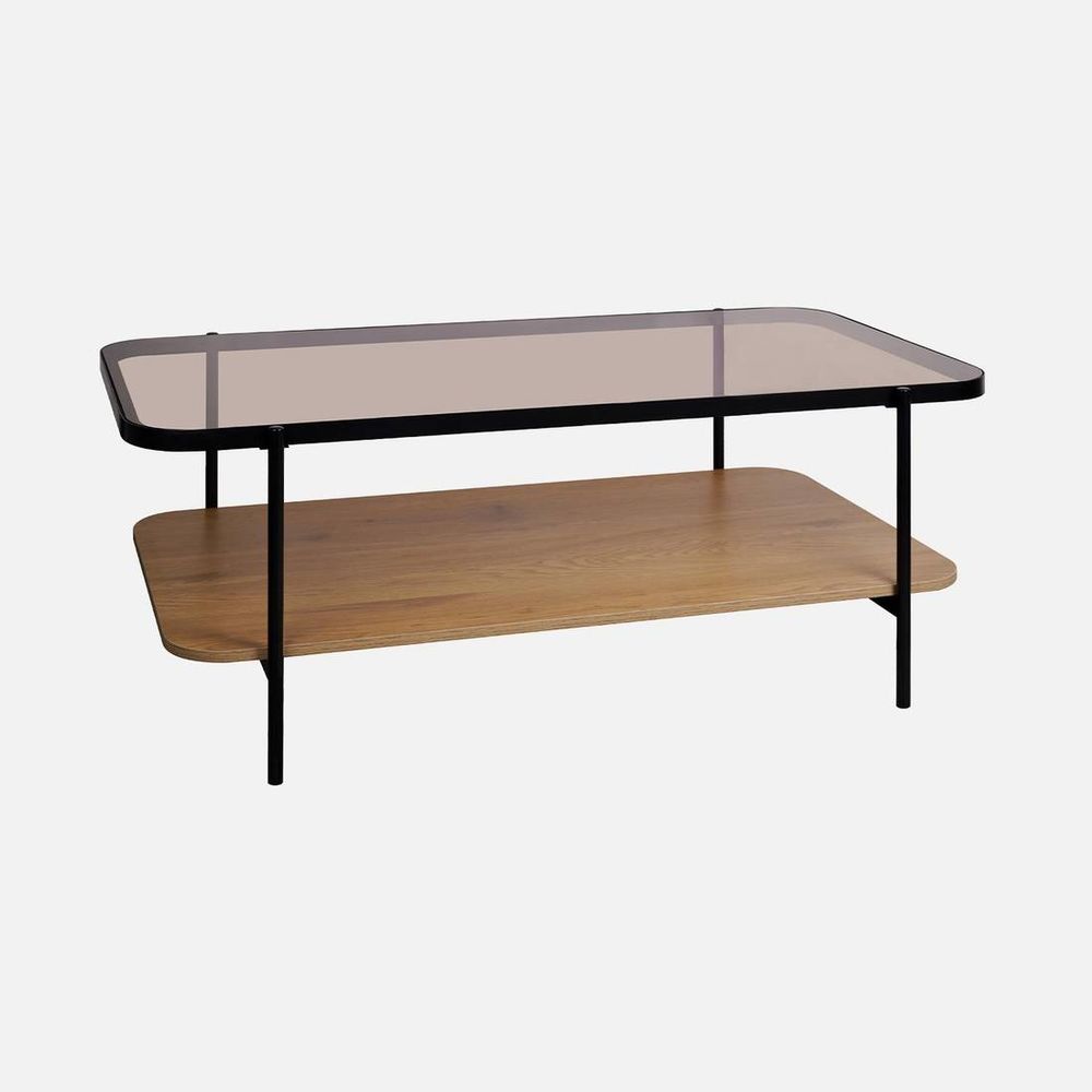 Table basse bois et verre Meubles