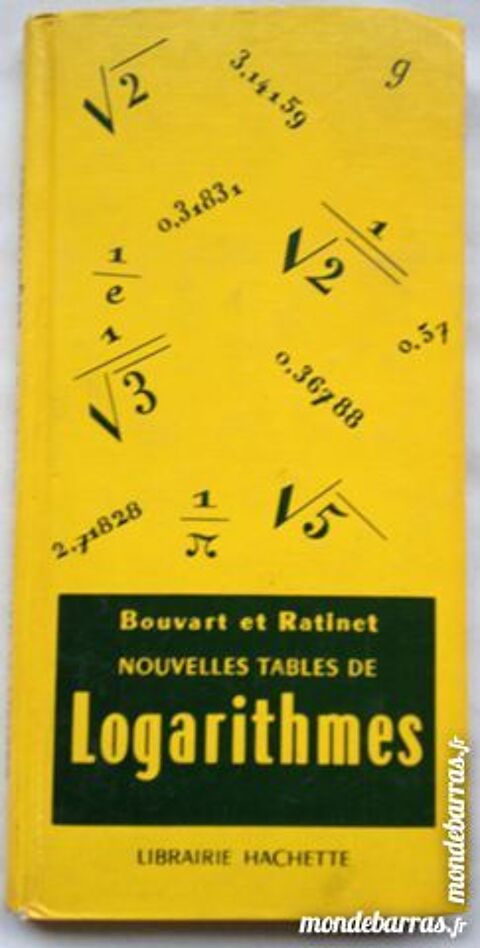 Nouvelles tables de logarithmes 1 Achenheim (67)