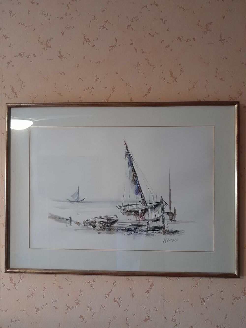 TABLEAU AQUARELLE . Décoration