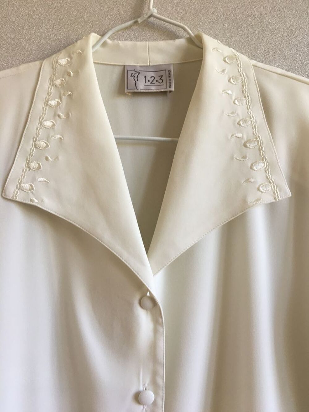 joli CHEMISIER de marque 1.2.3 Taille 40 Vêtements