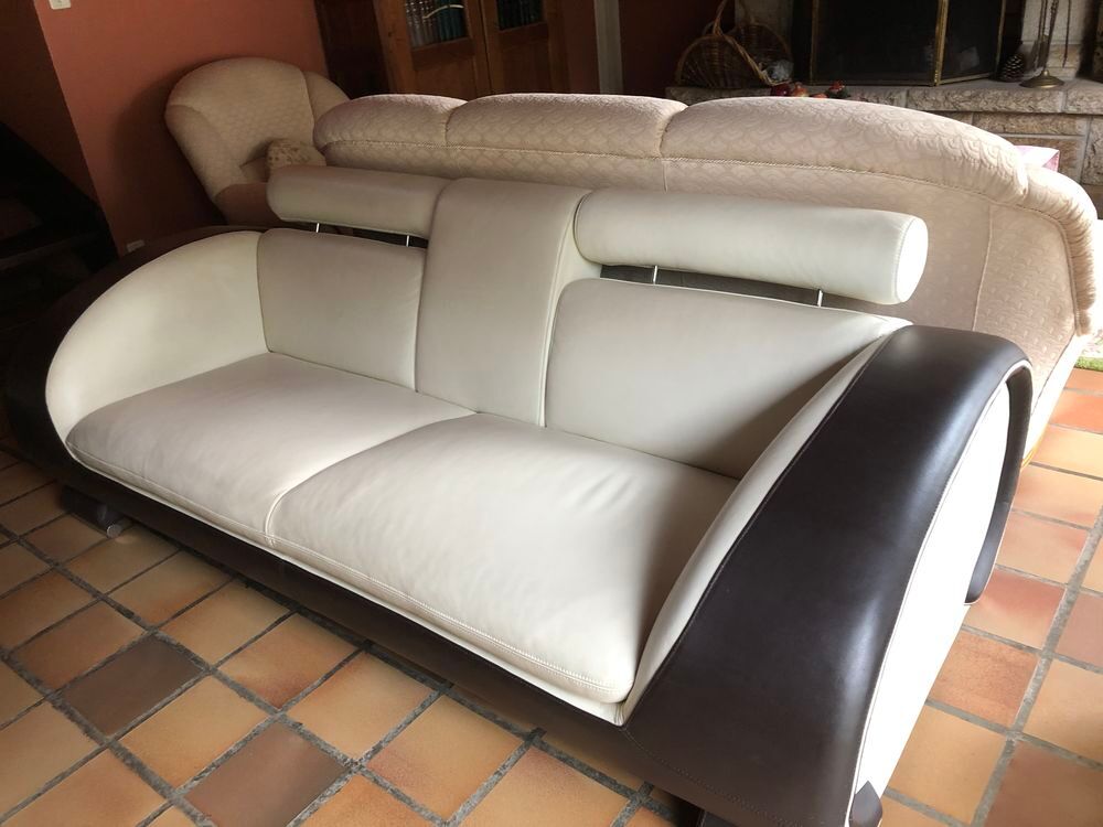 Canap&eacute; et fauteuil cuir Meubles
