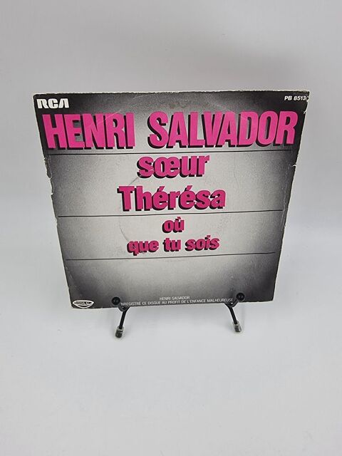 Vinyle 45 tours Henri Salvador : S?ur Th�r�sa o� que tu Sois 1 Vulbens (74)