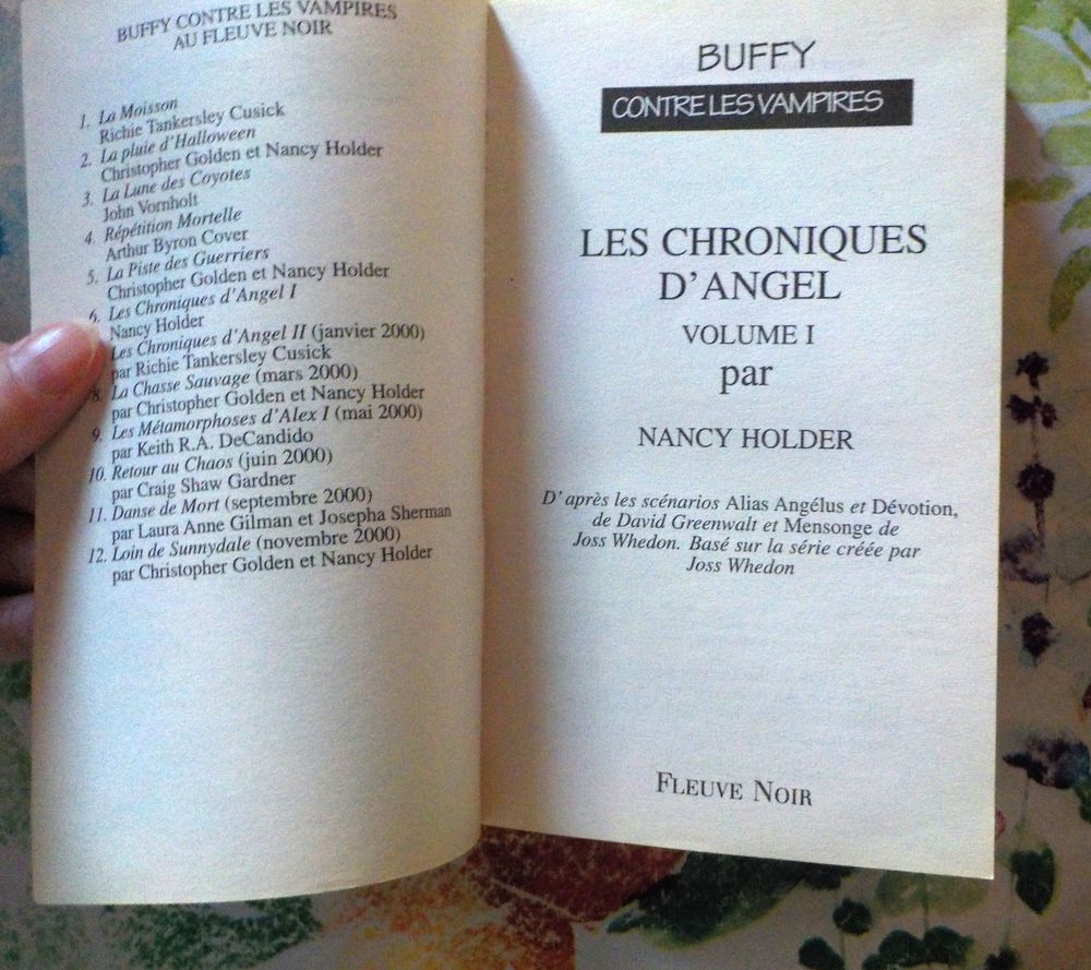 BUFFY CONTRE LES VAMPIRES N&deg;2 5 6 Ed. Fleuve Noir Livres et BD