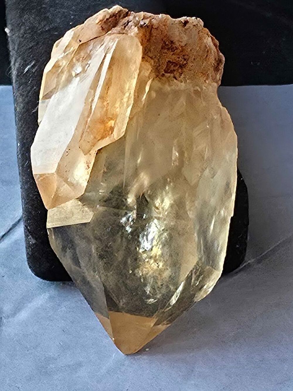 Grand Cristal Citrine Naturelle RDC-Collection &amp; Lithoth&eacute;rapie 