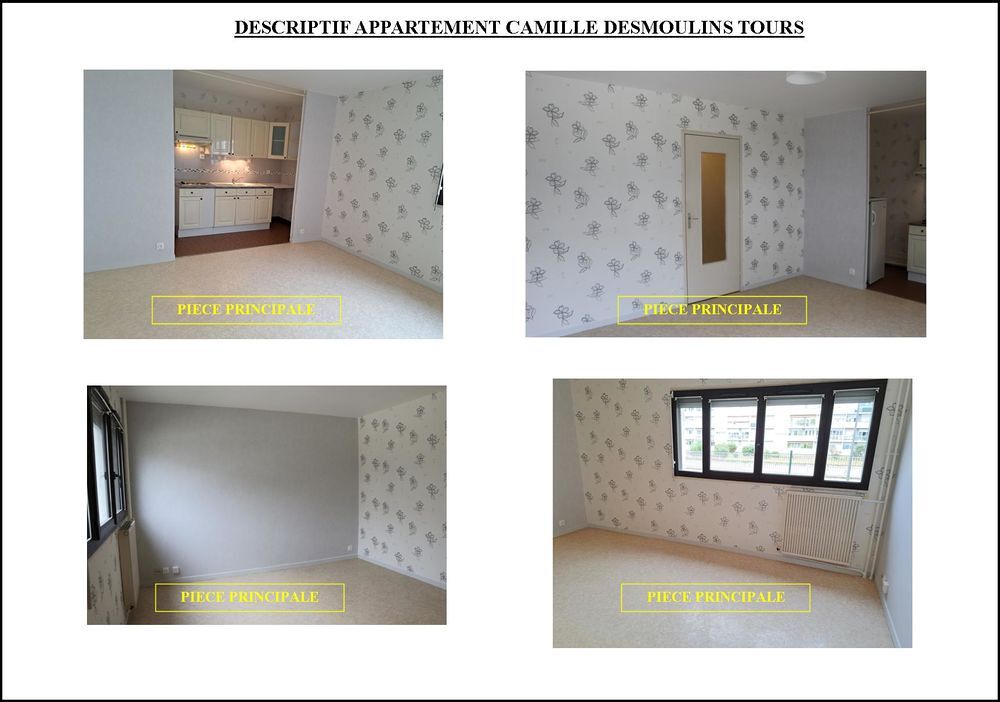 Location Appartement F1 bis Tours gare Tours