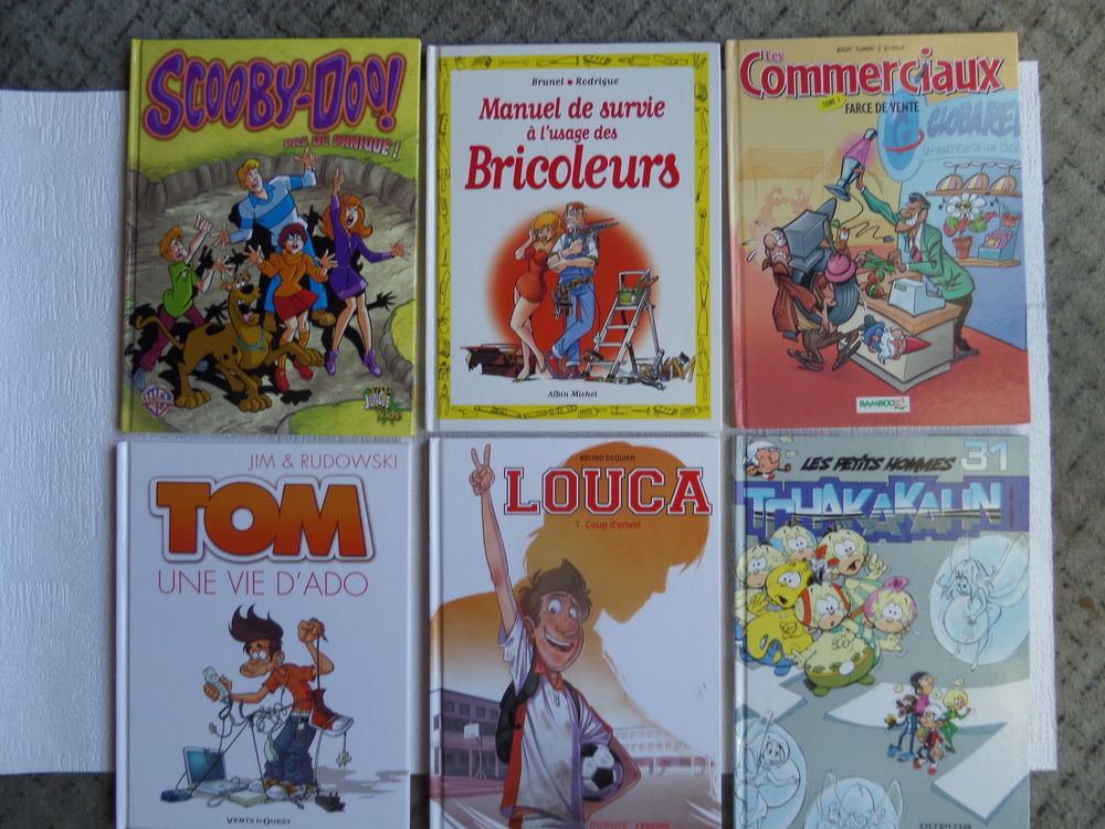 diff&eacute;rentes bandes dessinees Livres et BD