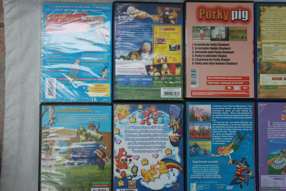 9 DVD dessins anim&eacute;s 1 euro le DVD DVD et blu-ray