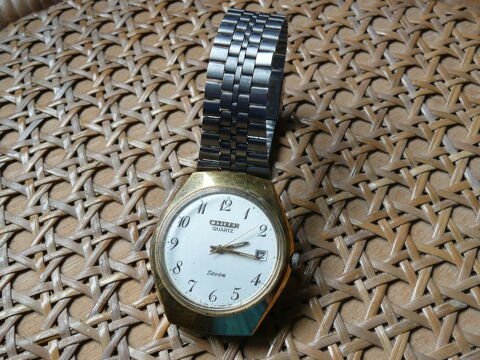 Jolie Montre Citizen Quartz Seven 40 Bordeaux (33)