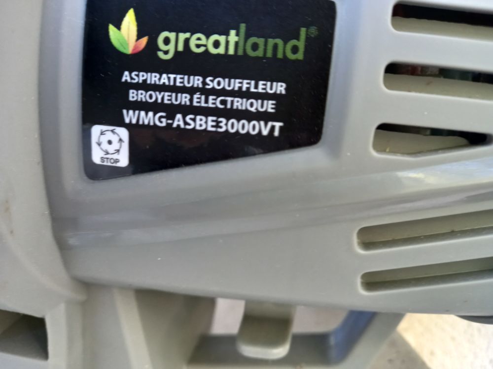 SOUFFLEUR DE FEUILLES FILAIRE Jardin