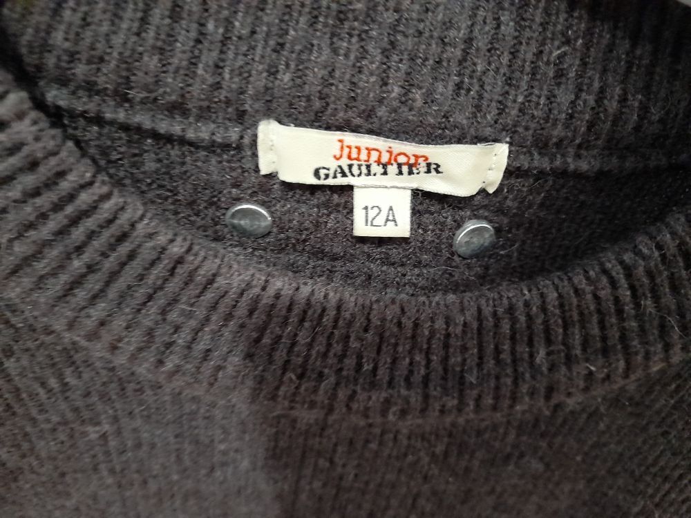 pull de laine gar&ccedil;on Junior Gaultier 12 ans Vtements