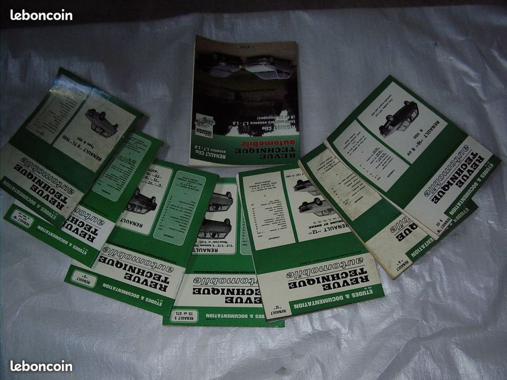 REVUES TECHNIQUES RENAULT Livres et BD