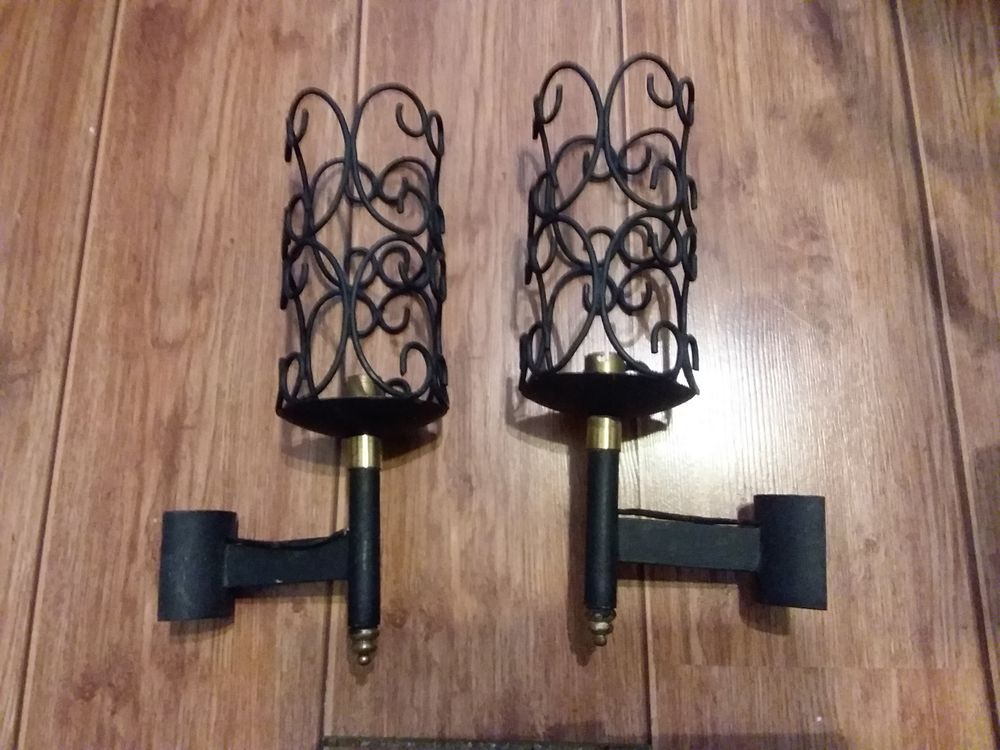 Luminaires fer forg&eacute; vintage Décoration