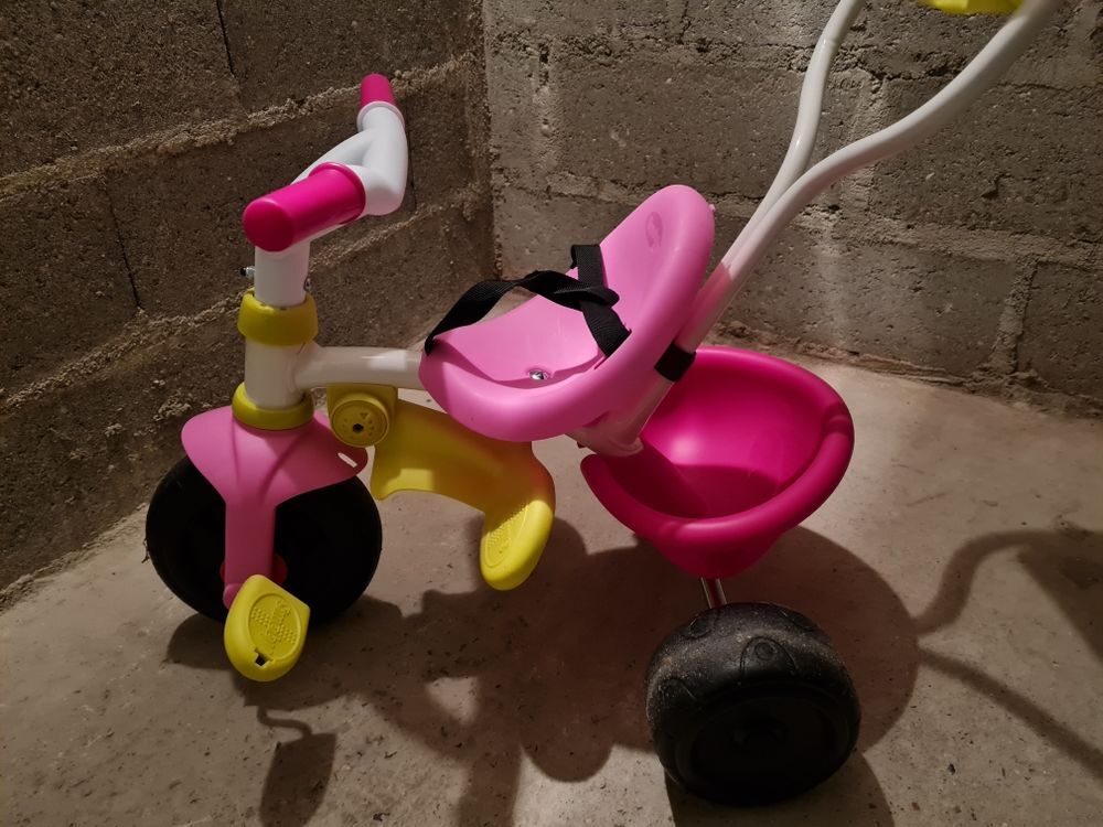 Tricycle &eacute;volutif Smoby Be fun Rose Jeux / jouets