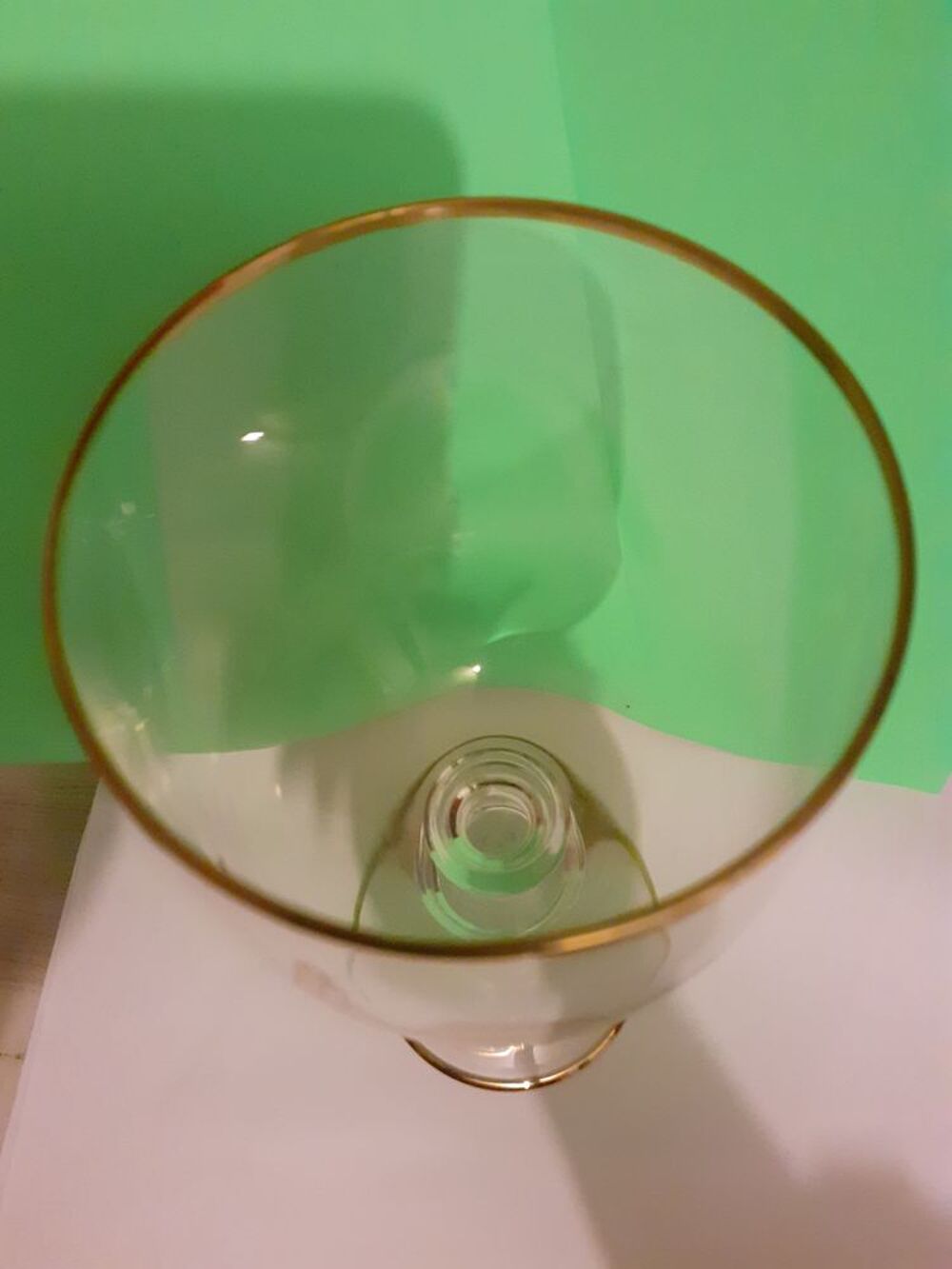 Un verre Cristal de Bourgogne Décoration