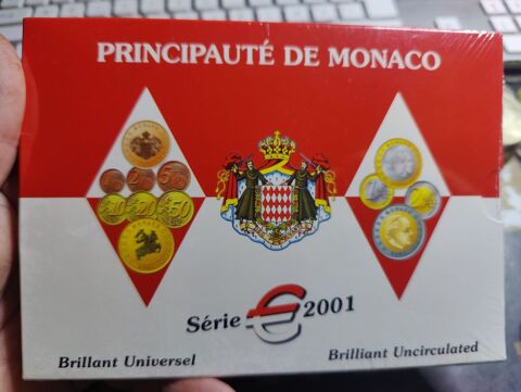 COFFRET BU MONACO 2001 De 1 Cents à 2 euros. 180 Saint-Sulpice (81)