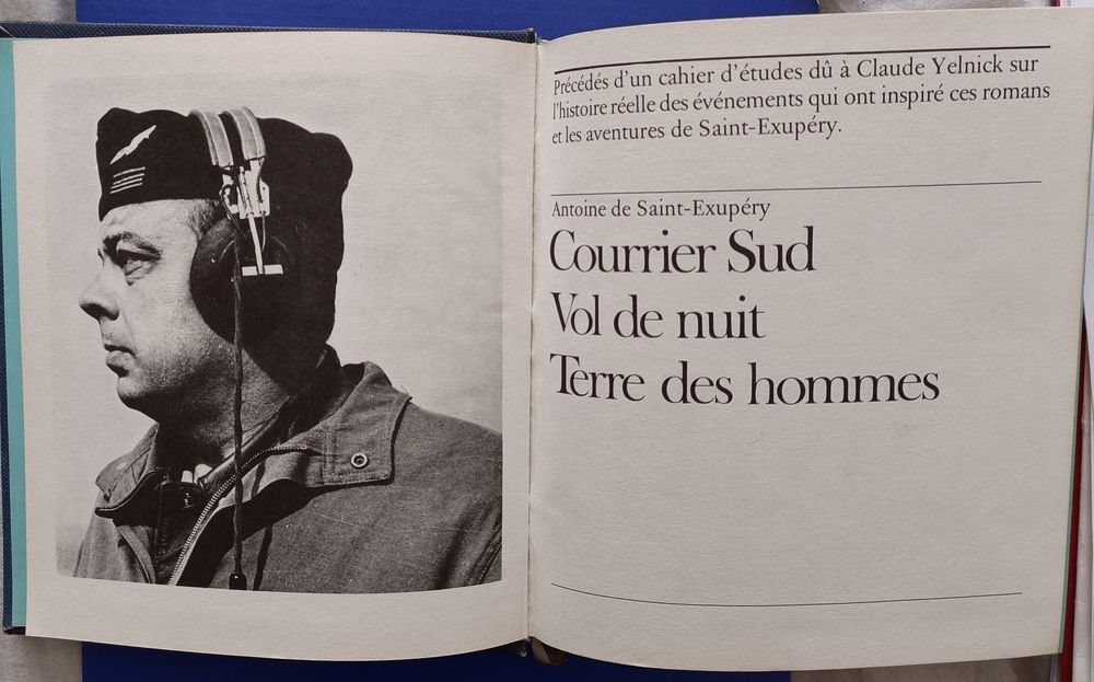 SAINT EXUPERY : trois romans - Courrier Sud / vol de minuit Livres et BD