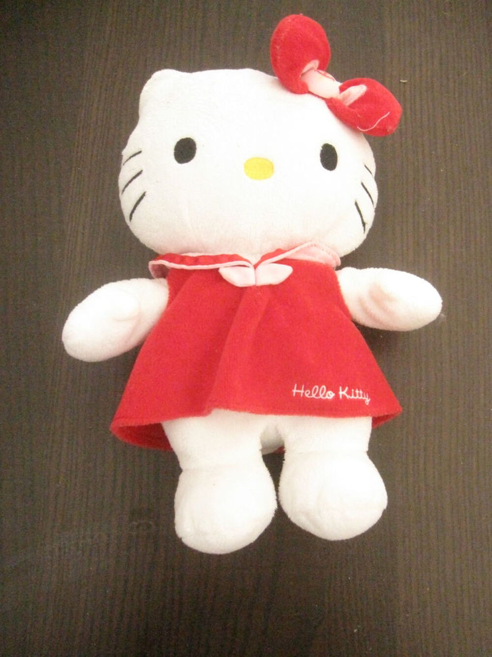 Peluche hello kitty robe marin rouge 25cm Jeux / jouets