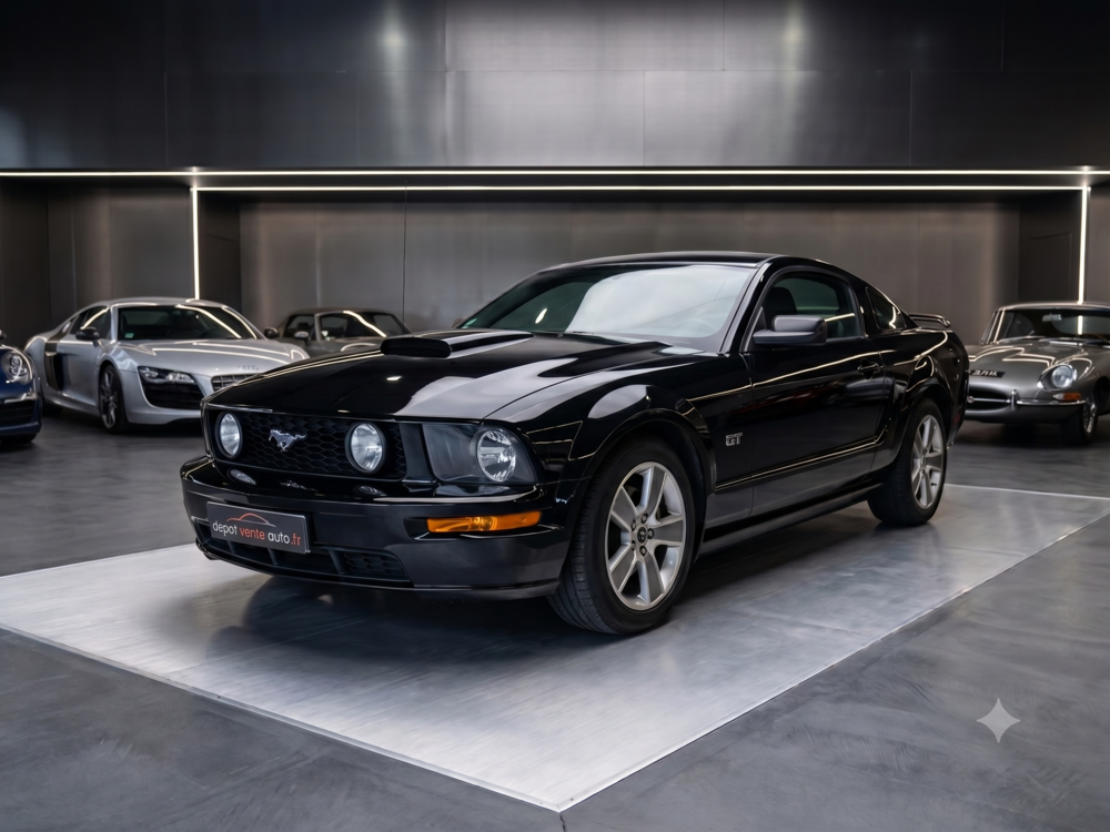 Mustang 4.6 V8 GT 305CH 2008 occasion 33560 Carbon-Blanc
