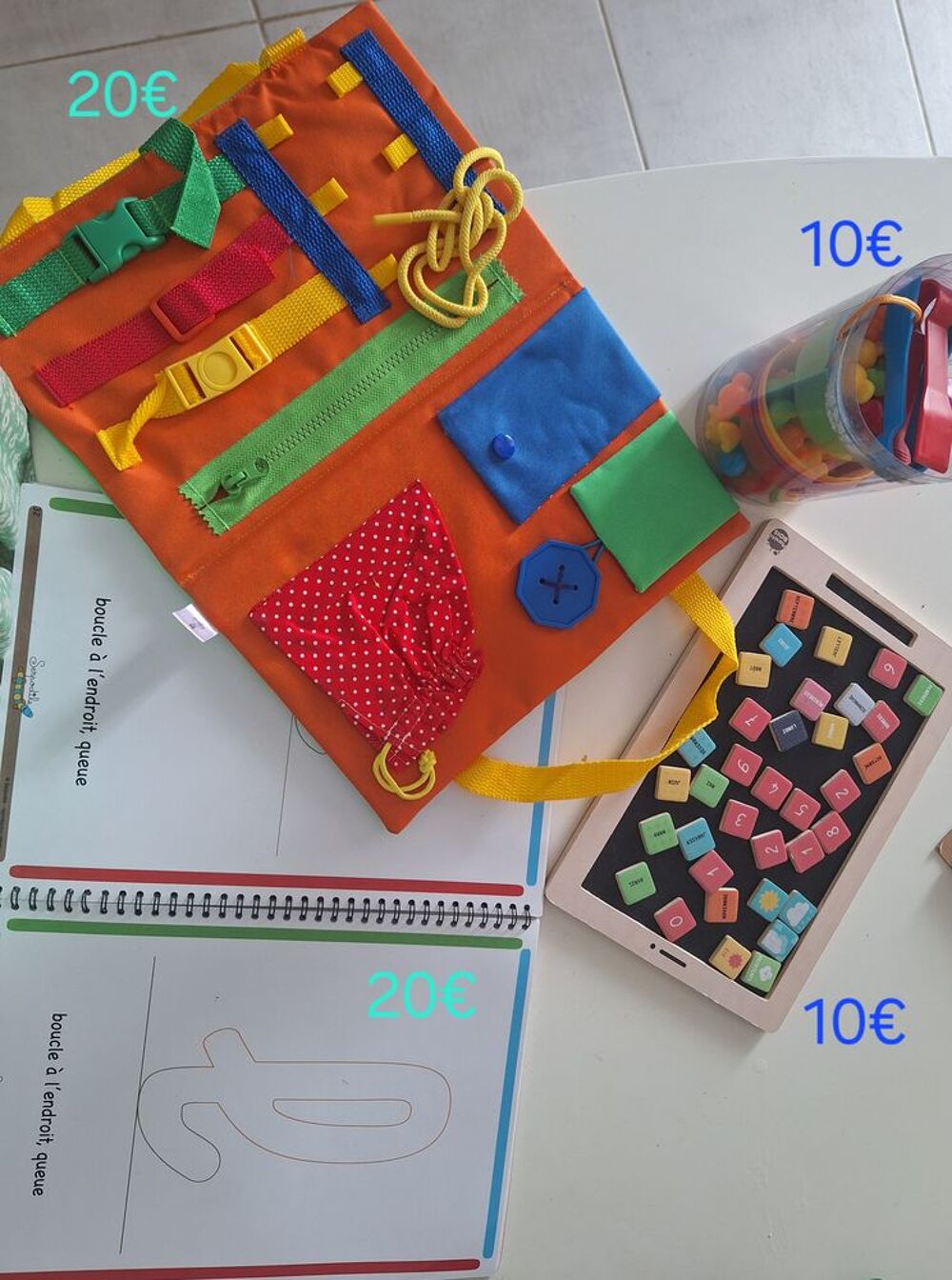 Jeux motricit&eacute; et apprentissage pour enfant - lot Jeux / jouets