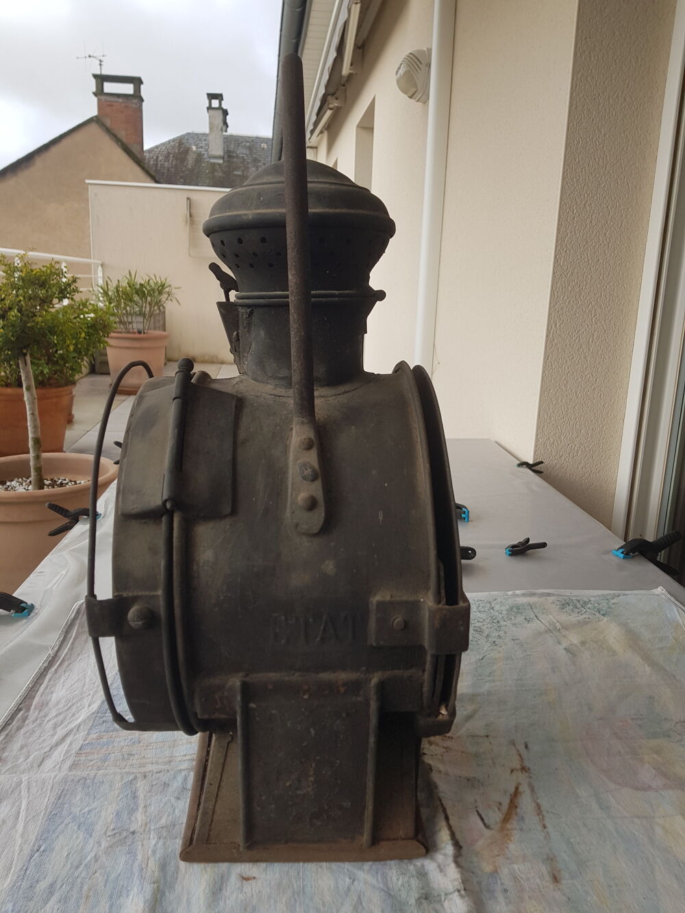 Lampe LOCOMOTIVE Vapeur 141C 234 COMPLETE Décoration