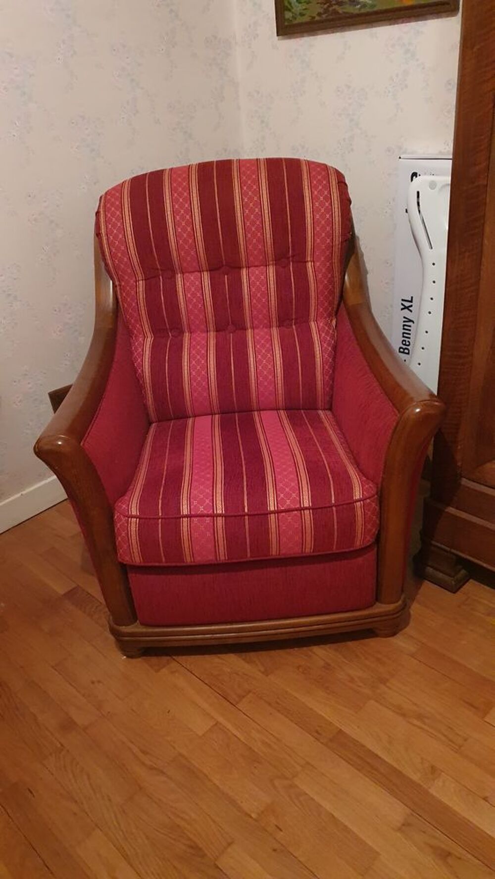 Salon canap&eacute; et deux fauteuils haut de gamme Jacques Leleu Meubles