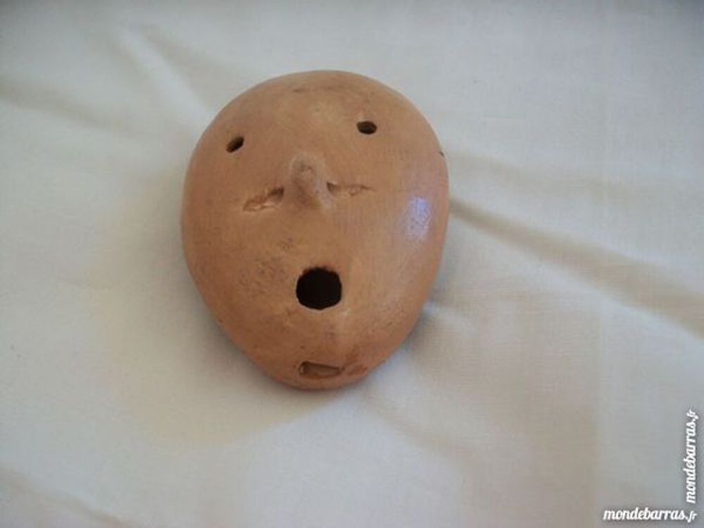 Ocarina 7 trous c&eacute;ramique forme galet Instruments de musique
