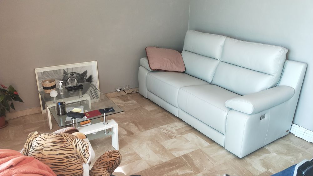  Canap&eacute; avec 2 relaxs &eacute;lectrique 3 places en cuir Meubles