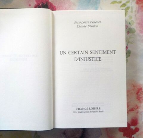 UN CERTAIN SENTIMENT D'INJUSTICE JL PELLETIER et C SERILLON 2 Bubry (56)