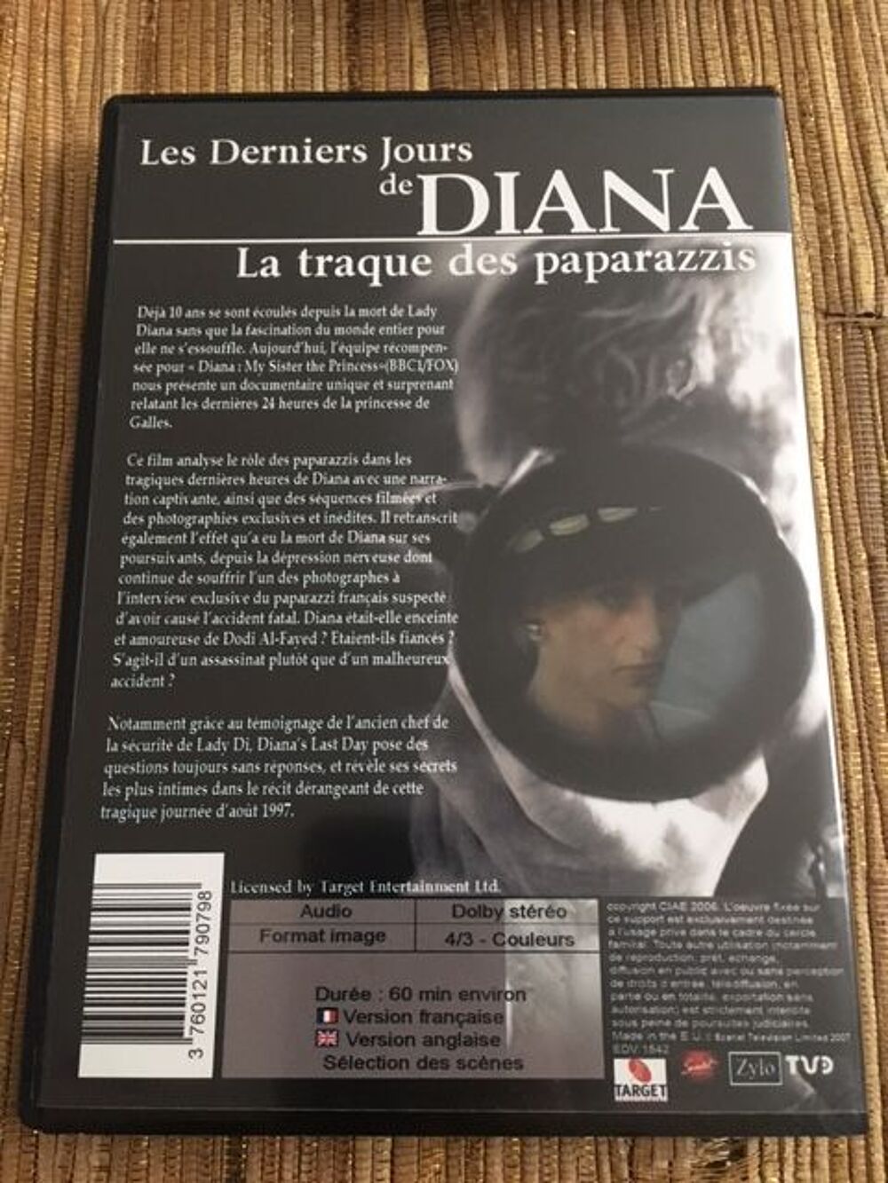 DVD Les derniers jours de Diana DVD et blu-ray