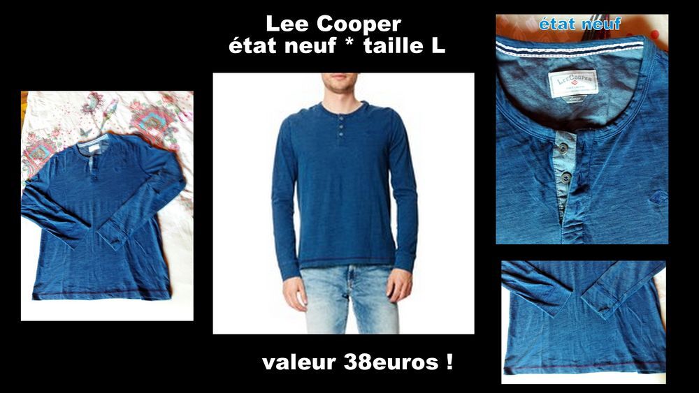 LOT HOMME &eacute;tat neuf : Chevignon, Lee Cooper, C&eacute;lio... V�tements