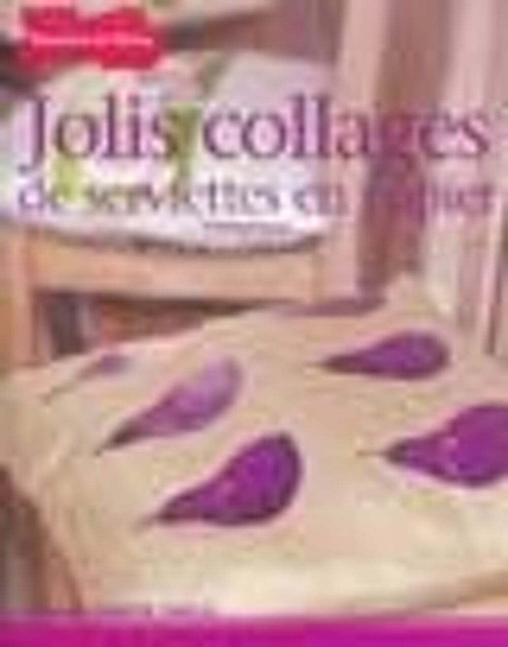 Jolis collages de serviettes en papier Livres et BD