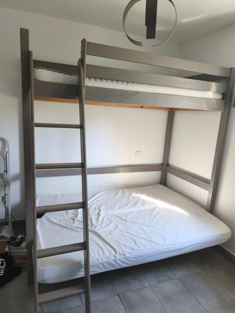 Lit mezzanine enfant avec canapé lit Le Grau d'Agde (34)