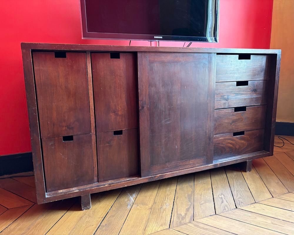 Superbe meuble en bois massif €" Style contemporain €" Nombreux rangements Meubles