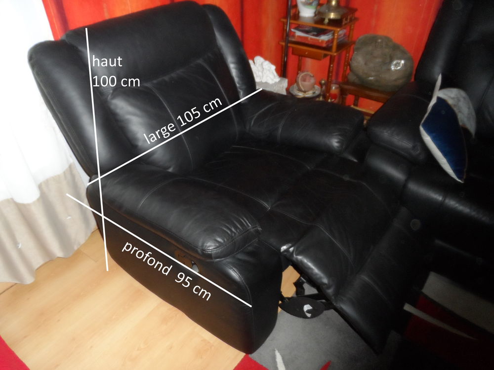  Canap&eacute; Et Fauteuil Cuir Relaxant Confo tablemerisier marbre Meubles