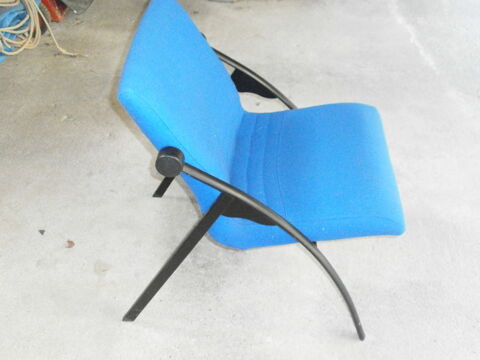 2 chauffeuses tissu bleu 50 Nantes (44)
