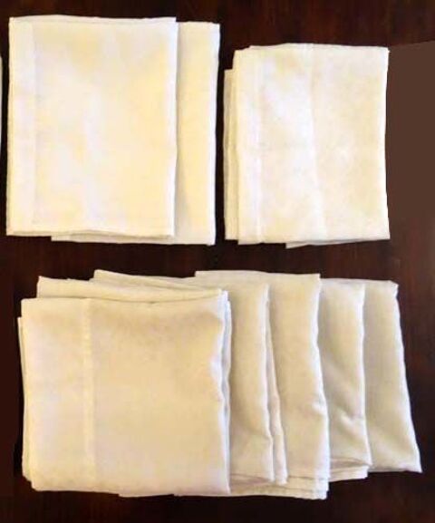 Rideau voilage tamisant, beige, lot de 8, TBE 17 Paris 4 (75)