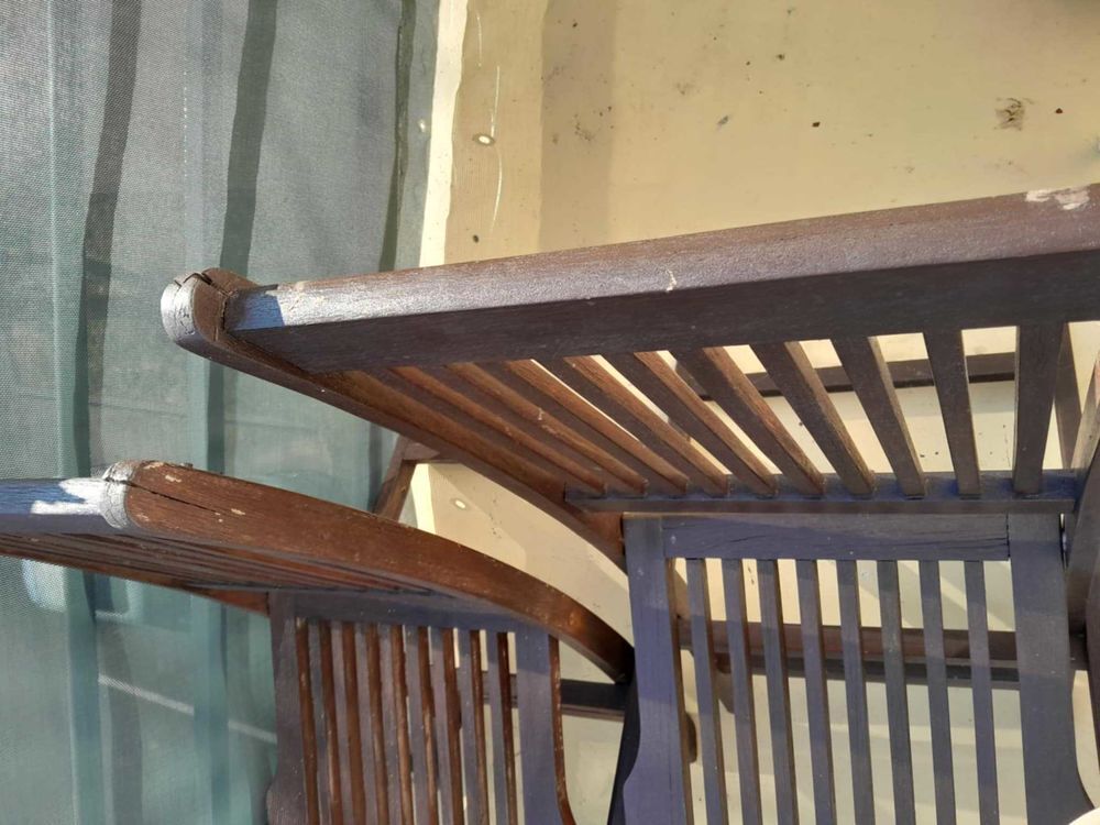 Lot 4 chaises de jardin - terrasse Vintage Meubles